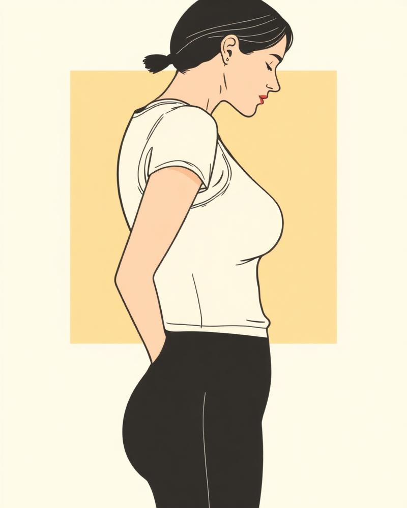 After breast augmentation — Sarah